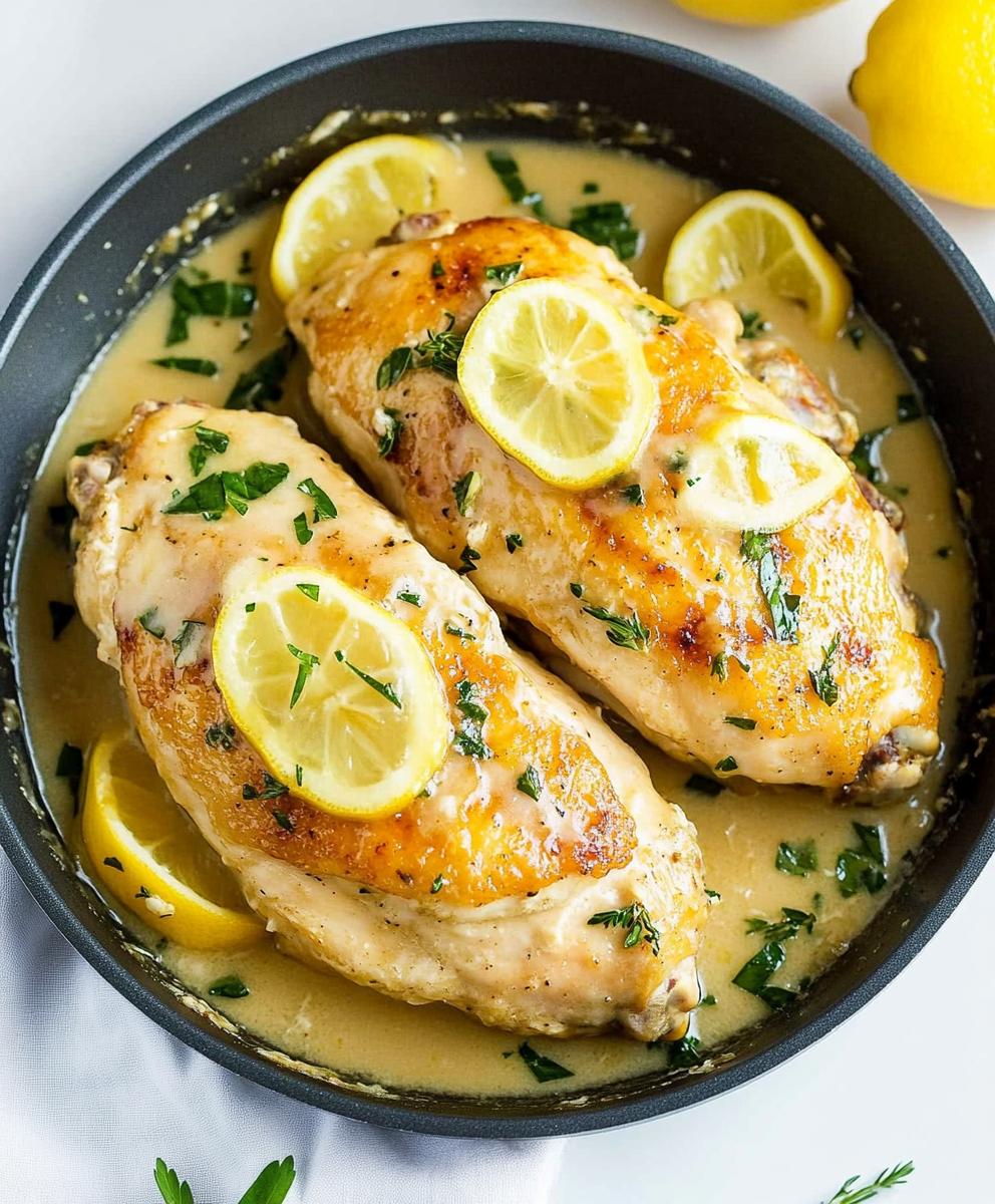 Lemon Chicken (with Lemon Butter Sauce) Recipe
