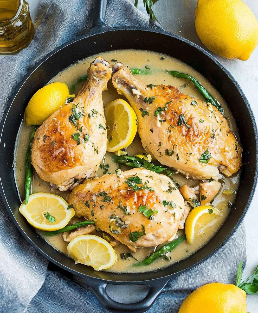Lemon Chicken (with Lemon Butter Sauce) Recipe