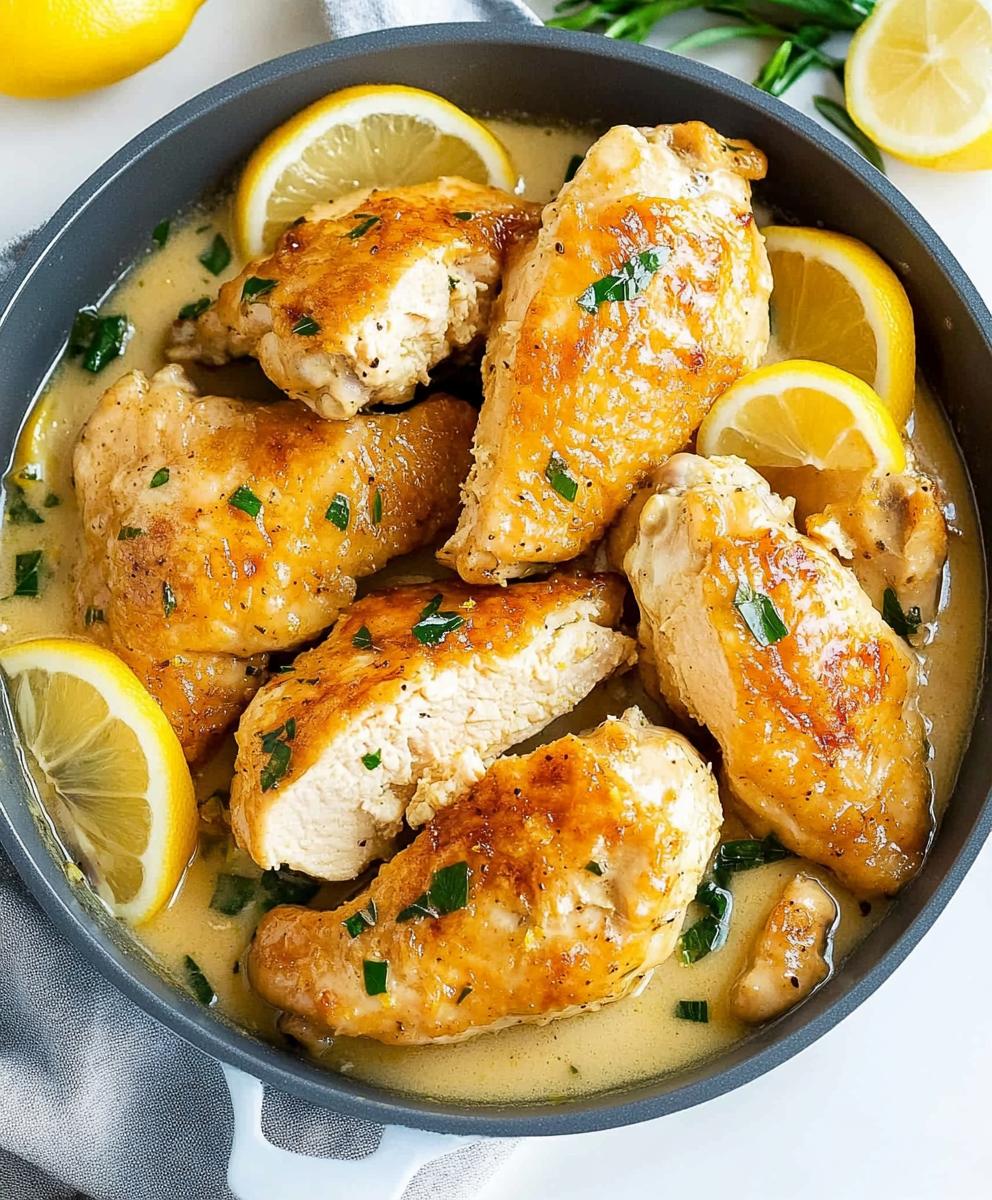 Lemon Chicken (with Lemon Butter Sauce) Recipe