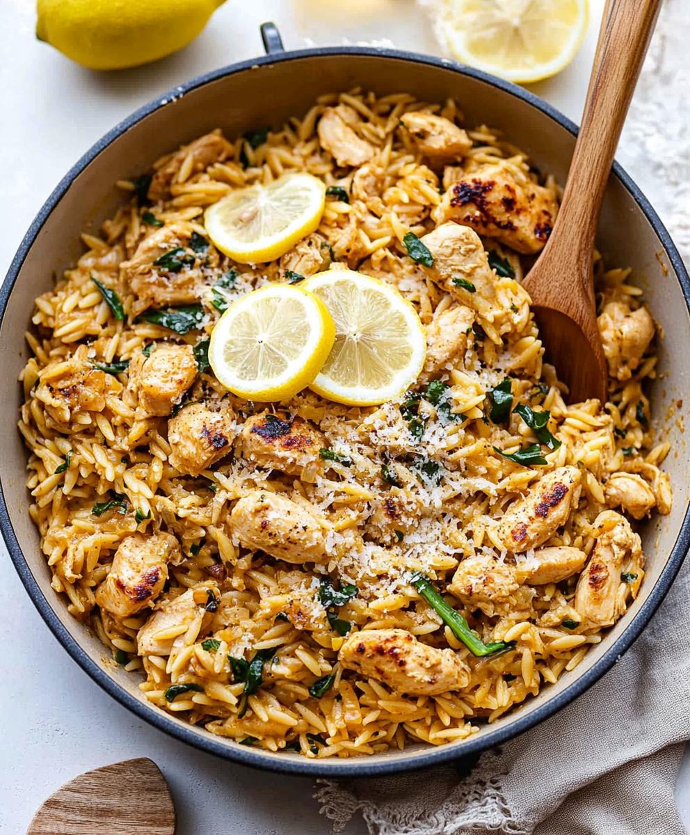 Lemon Chicken Orzo Recipe