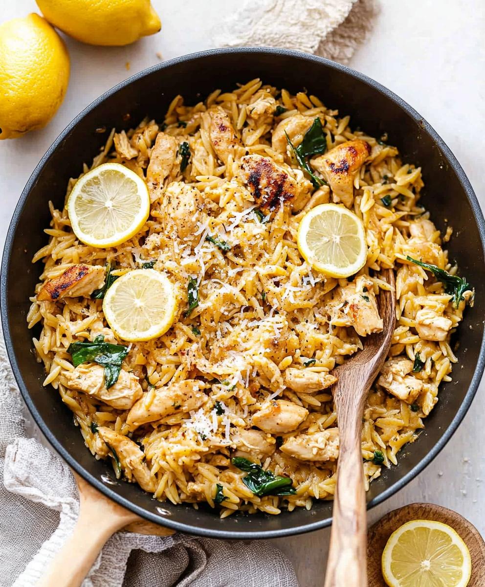 Lemon Chicken Orzo Recipe