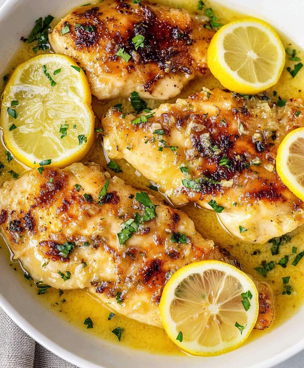 Lime Chicken With Lemon Butter Sauce Recipe