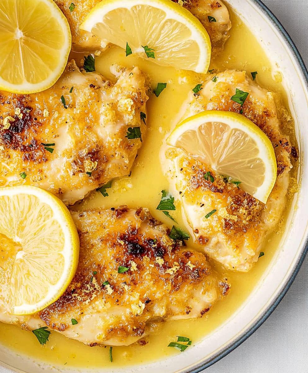 Lime Chicken With Lemon Butter Sauce Recipe