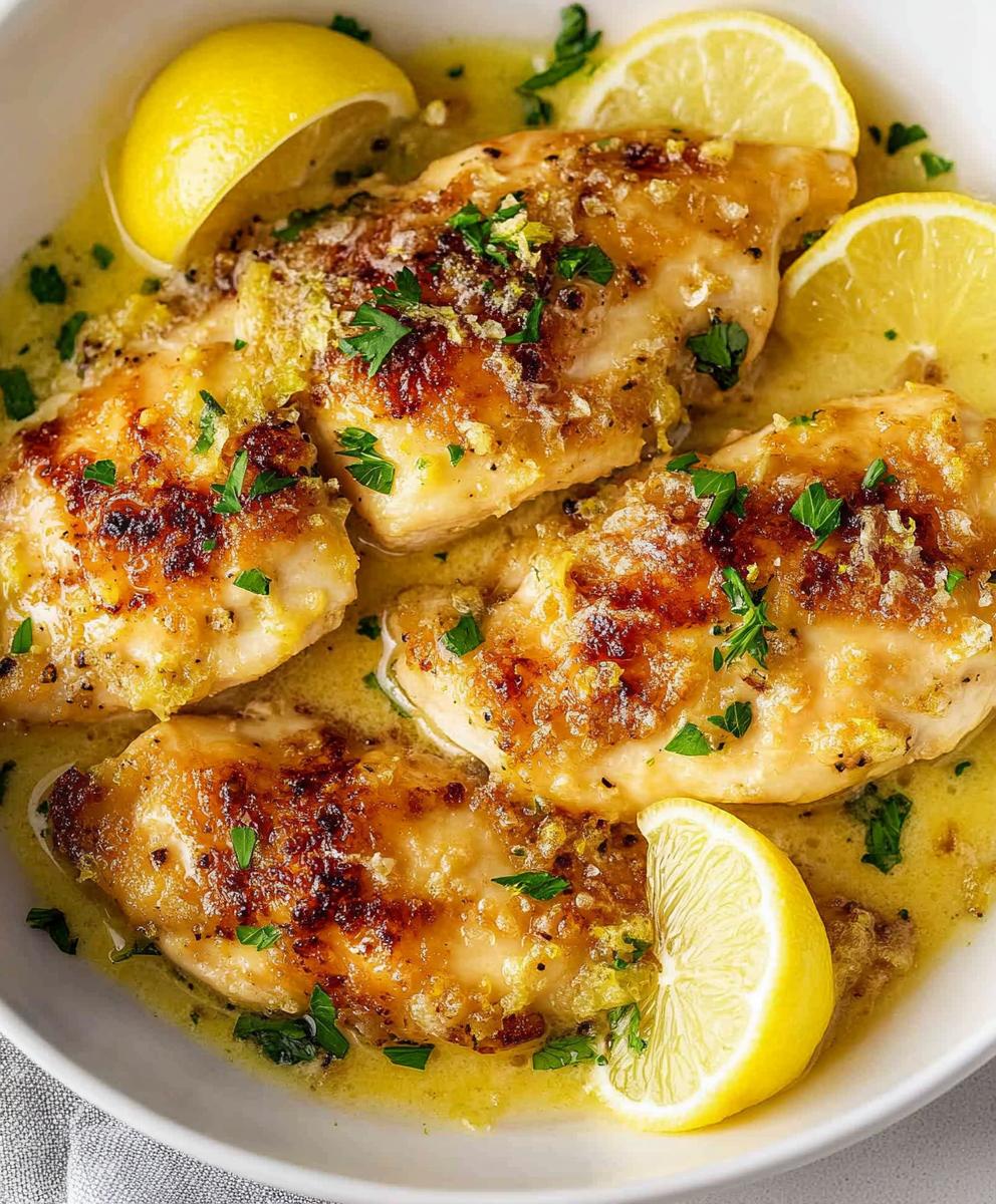 Lime Chicken With Lemon Butter Sauce Recipe