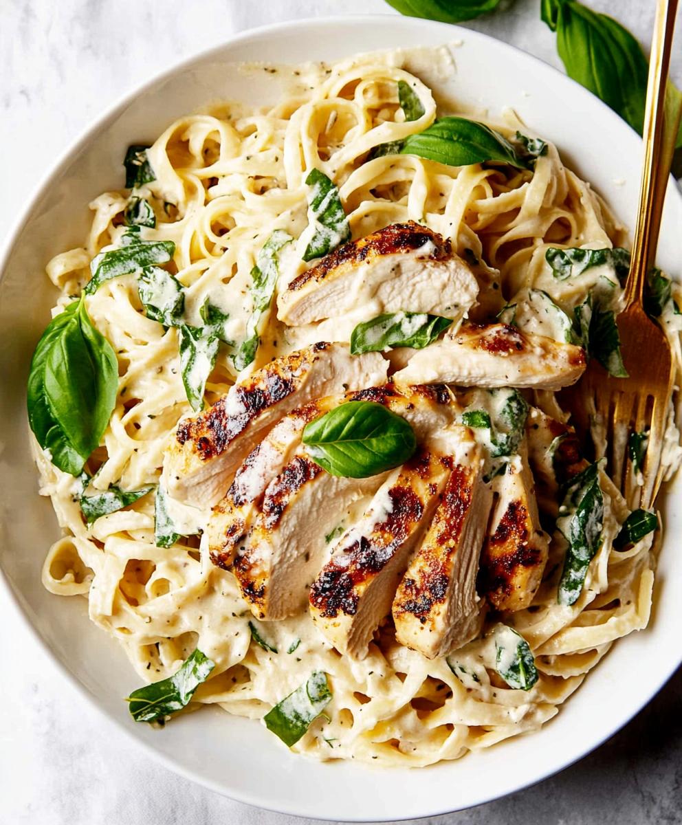 Low Calorie Chicken Alfredo Recipe