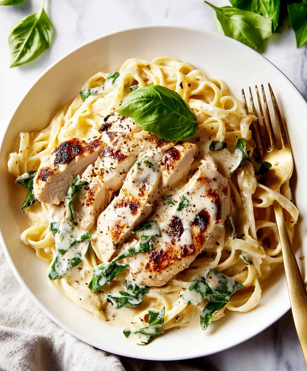 Low Calorie Chicken Alfredo Recipe