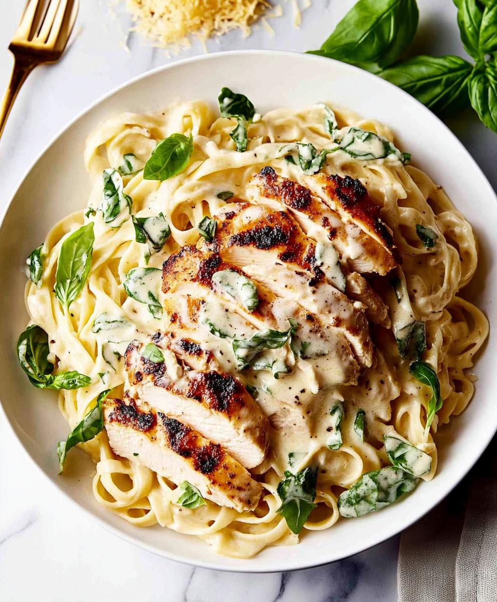 Low Calorie Chicken Alfredo Recipe