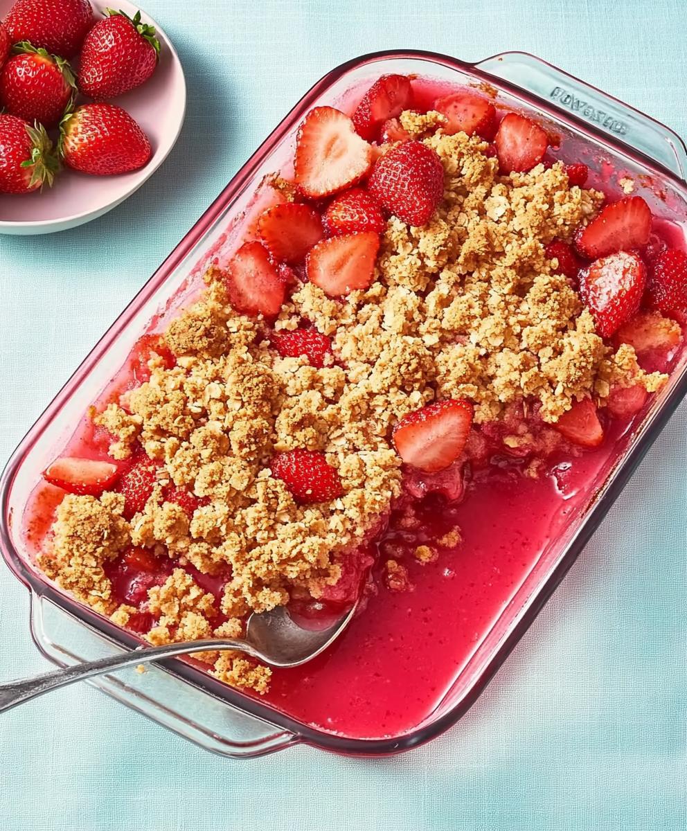 Old-fashioned Strawberry-rhubarb Crisp Recipe
