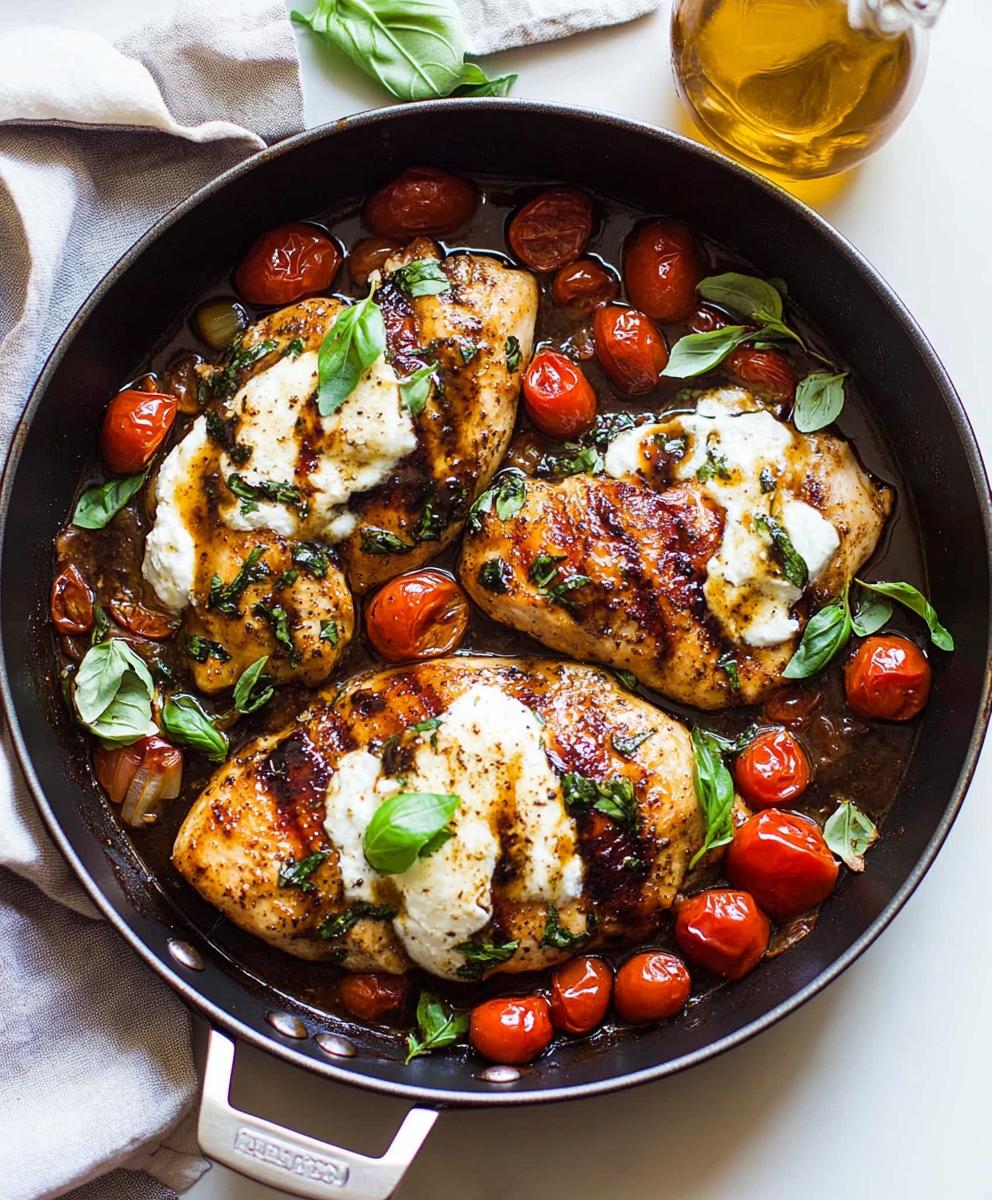 One Pan Balsamic Chicken Recipe