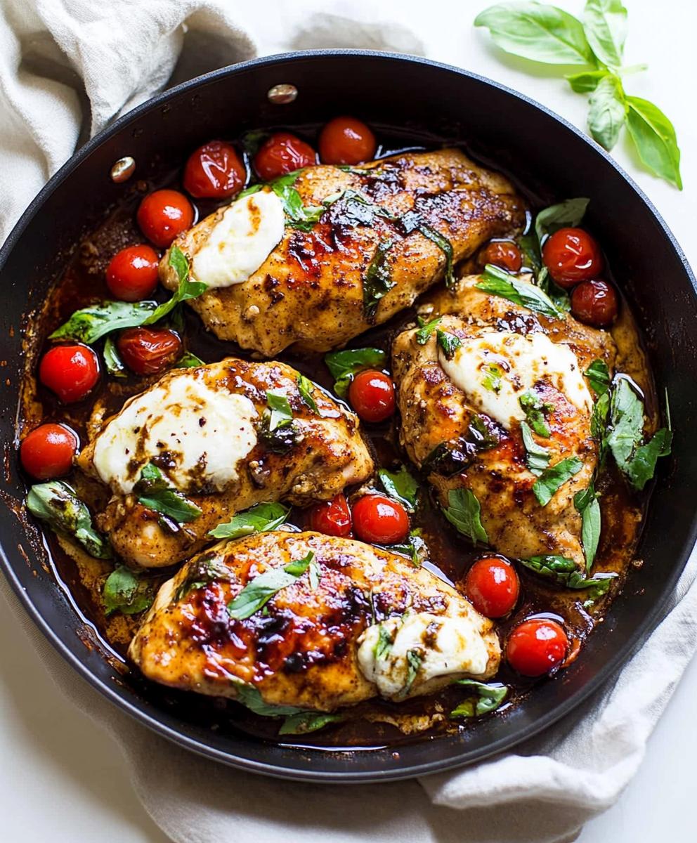One Pan Balsamic Chicken Recipe
