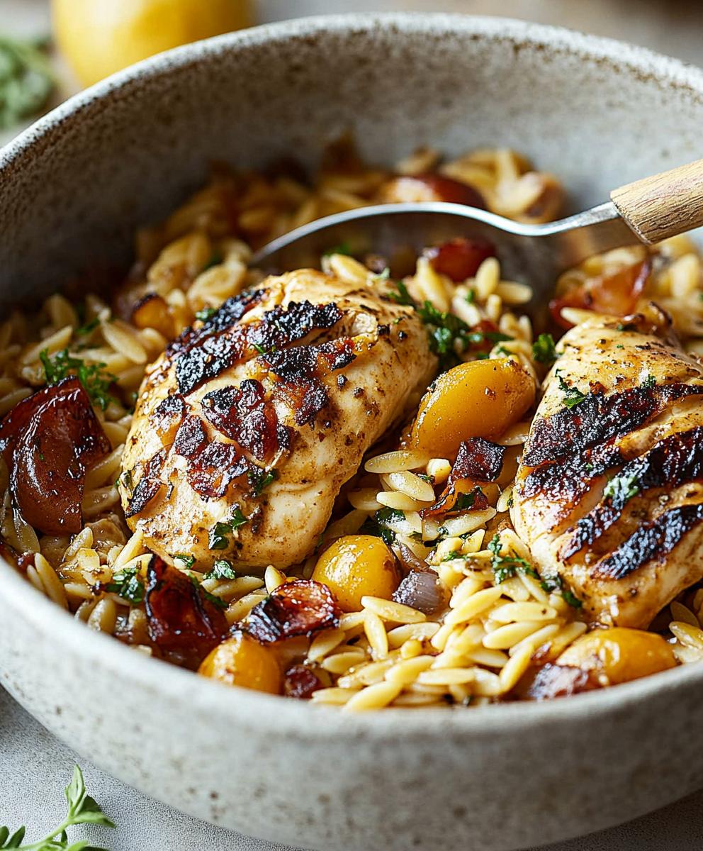 One-pot Mediterranean Chicken With Orzo Recipe