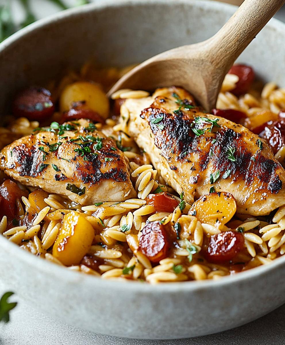 One-pot Mediterranean Chicken With Orzo Recipe