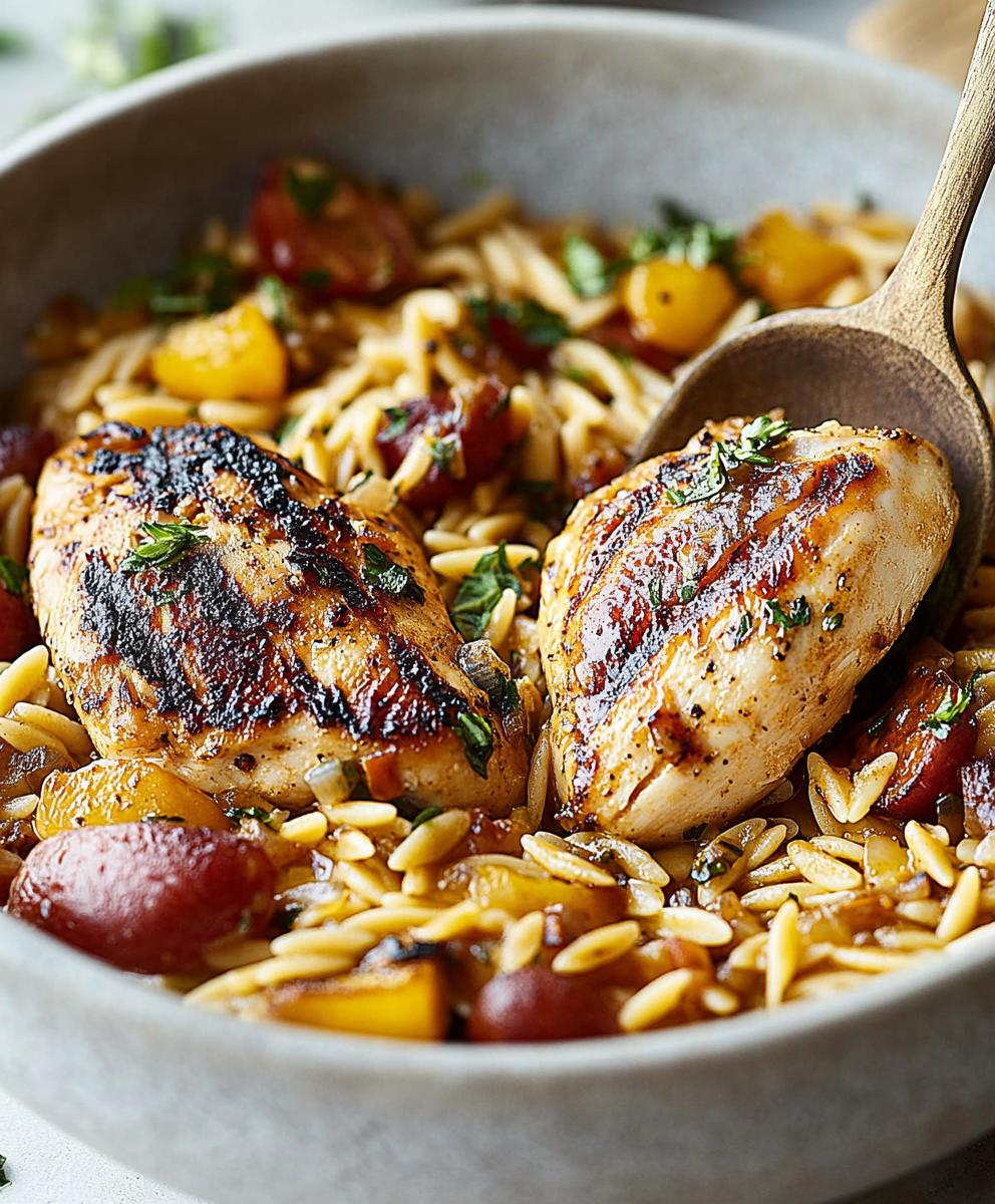 One-pot Mediterranean Chicken With Orzo Recipe