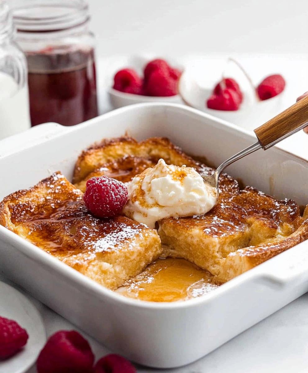 Overnight Crème Brûlée French Toast Bake Recipe