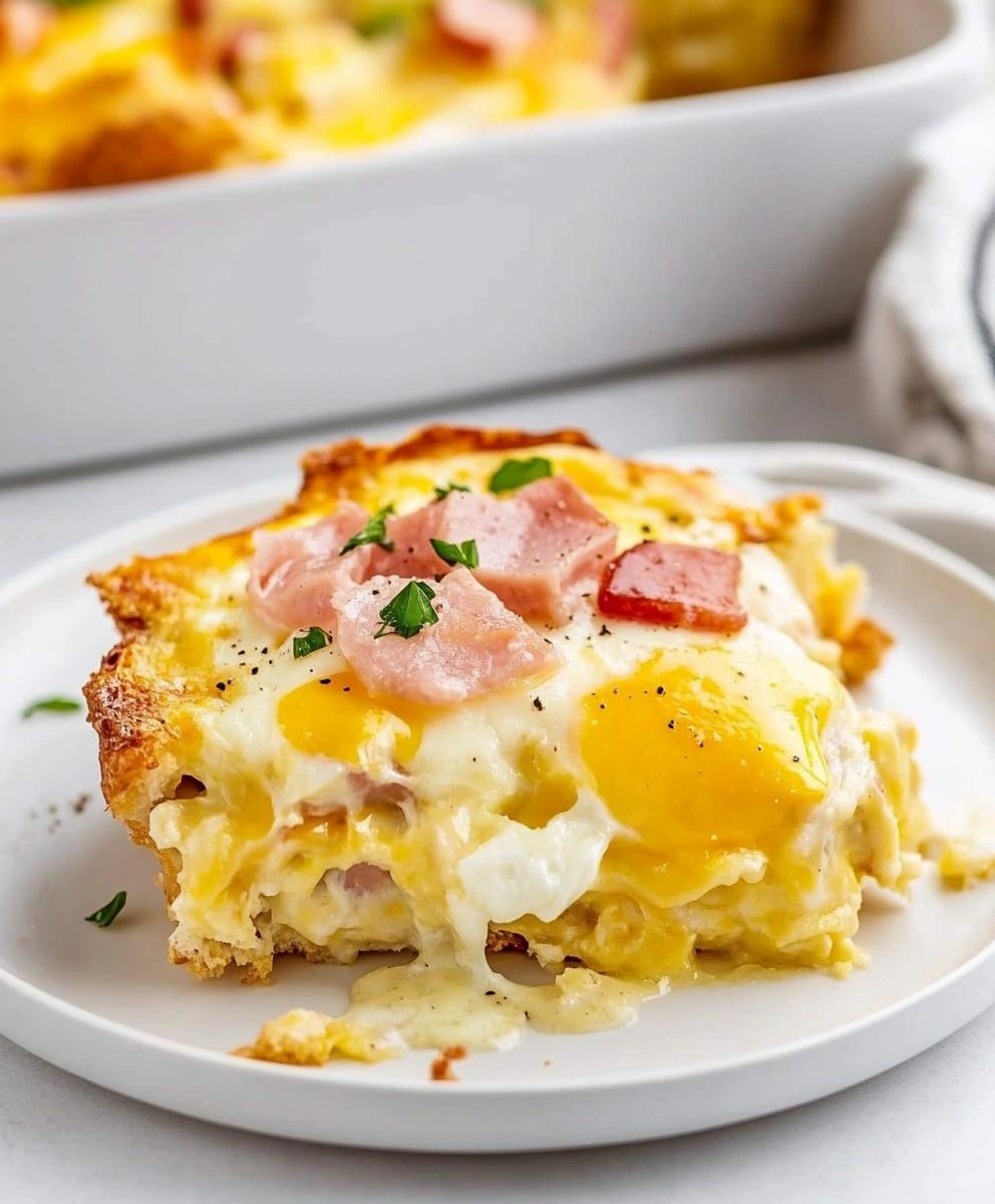 Overnight Eggs Benedict Casserole Recipe