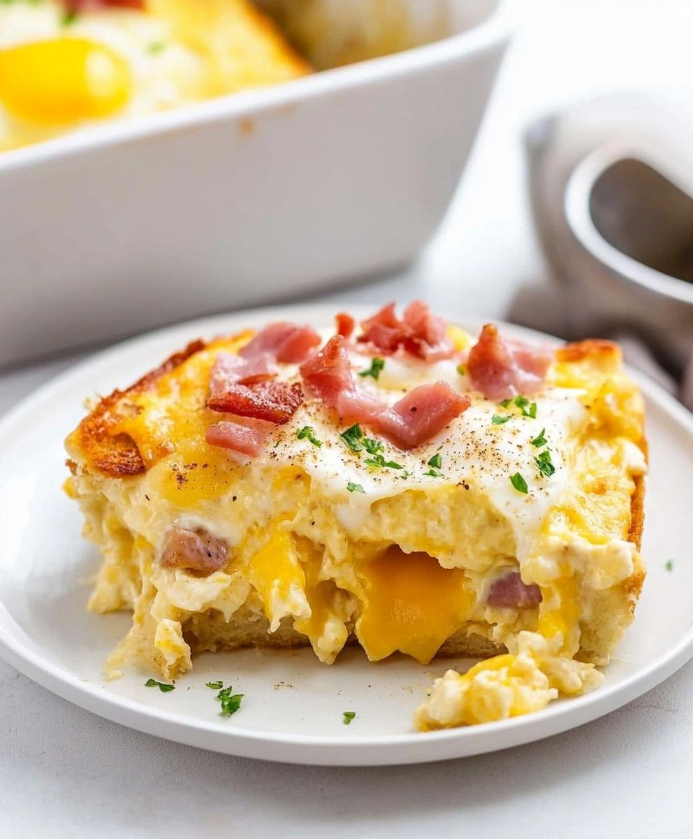 Overnight Eggs Benedict Casserole Recipe
