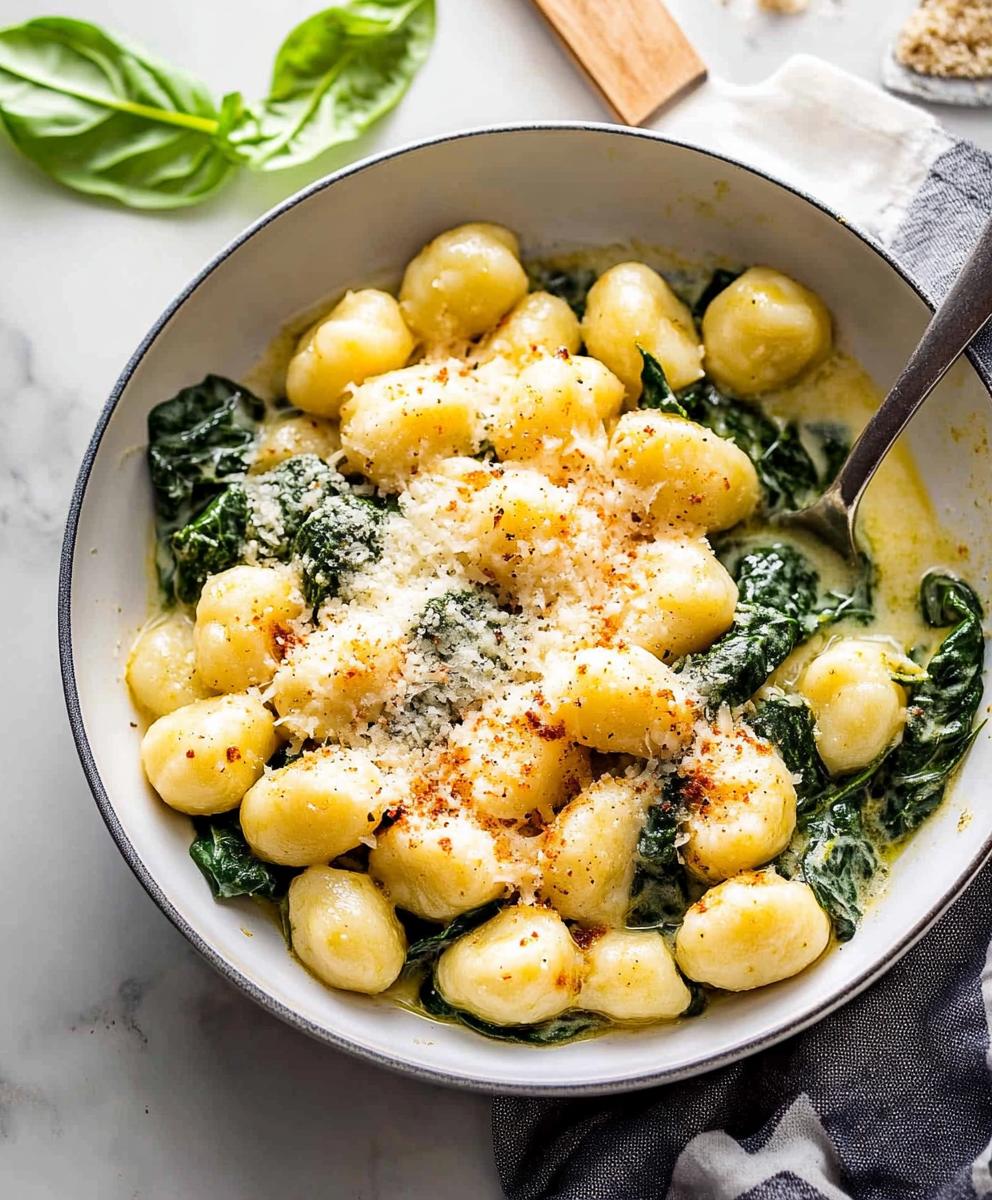 Pesto Gnocchi With Spinach And Artichokes Recipe