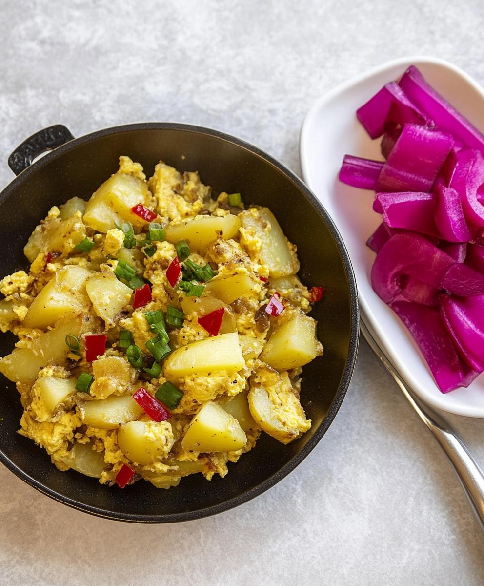 Potato And Scrambled Eggs Recipe