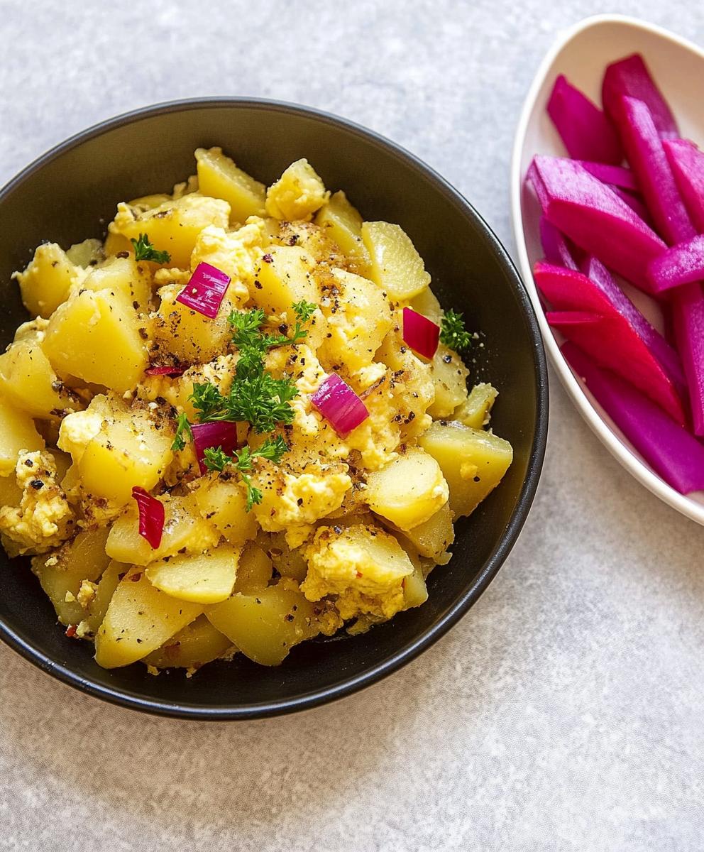 Potato And Scrambled Eggs Recipe