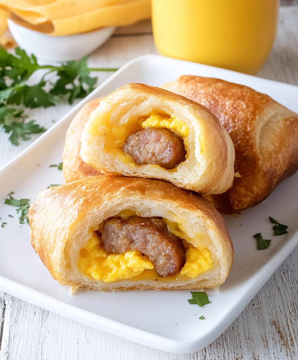 Sausage And Egg Breakfast Rolls Recipe