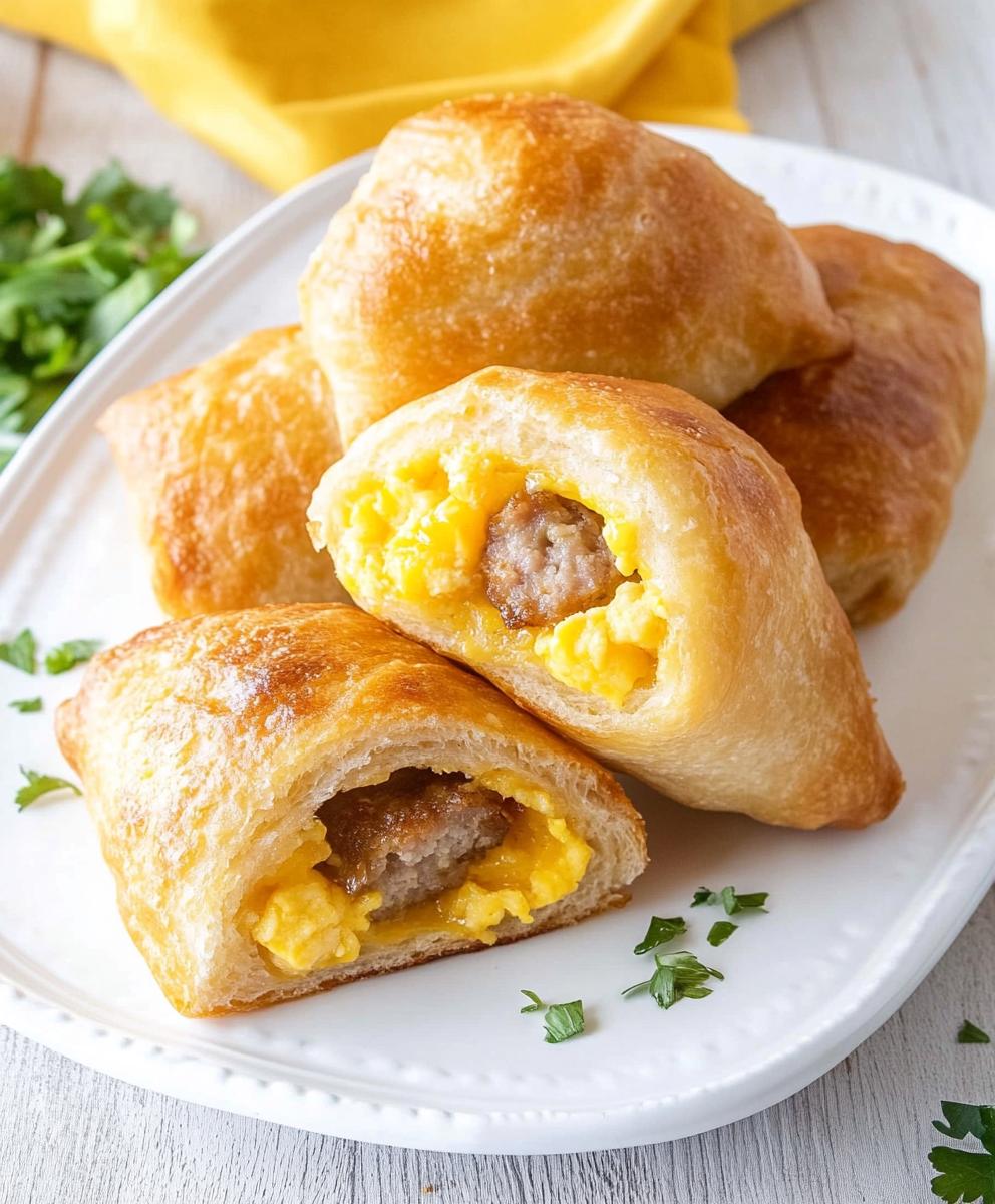 Sausage And Egg Breakfast Rolls Recipe