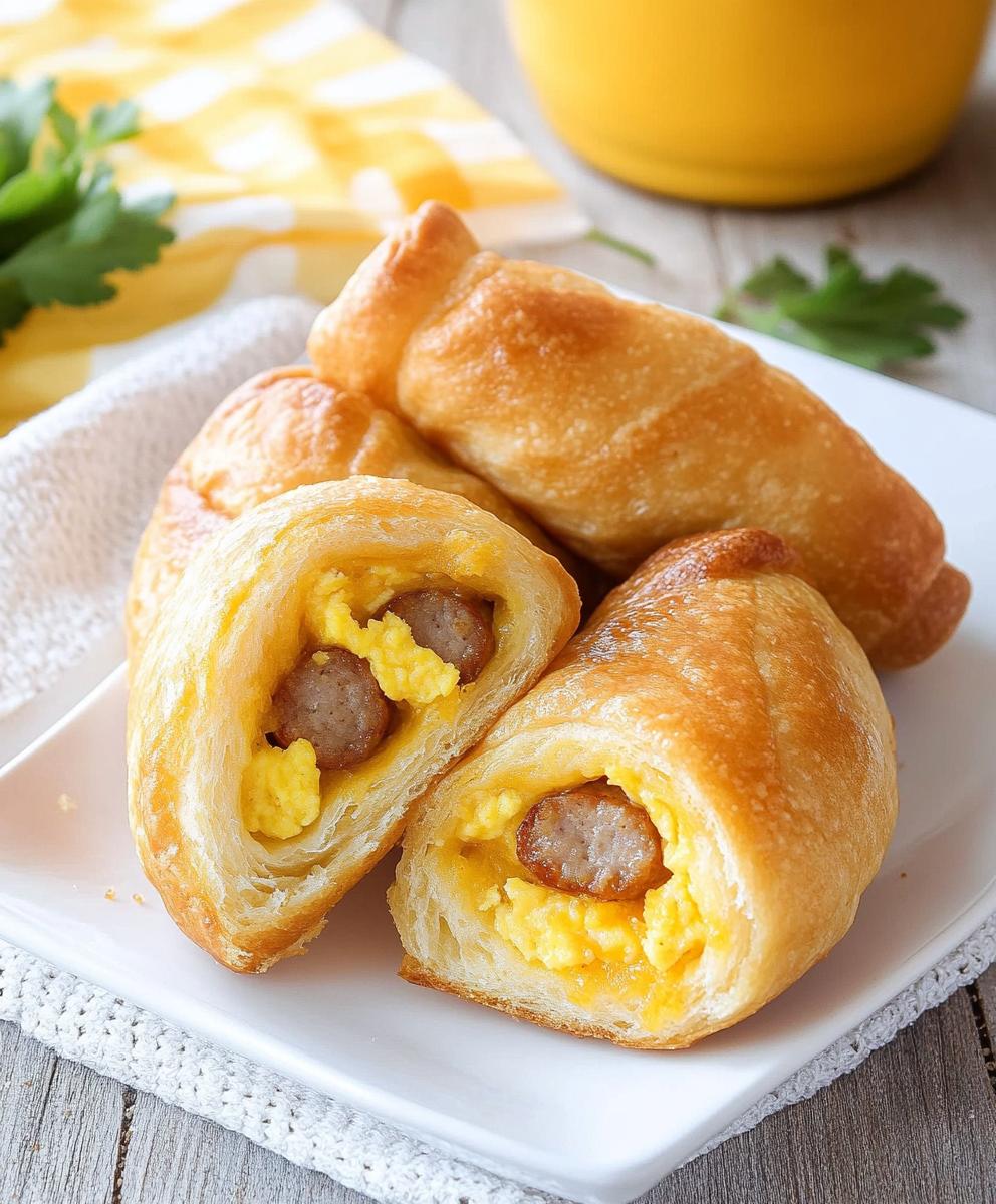 Sausage And Egg Breakfast Rolls Recipe