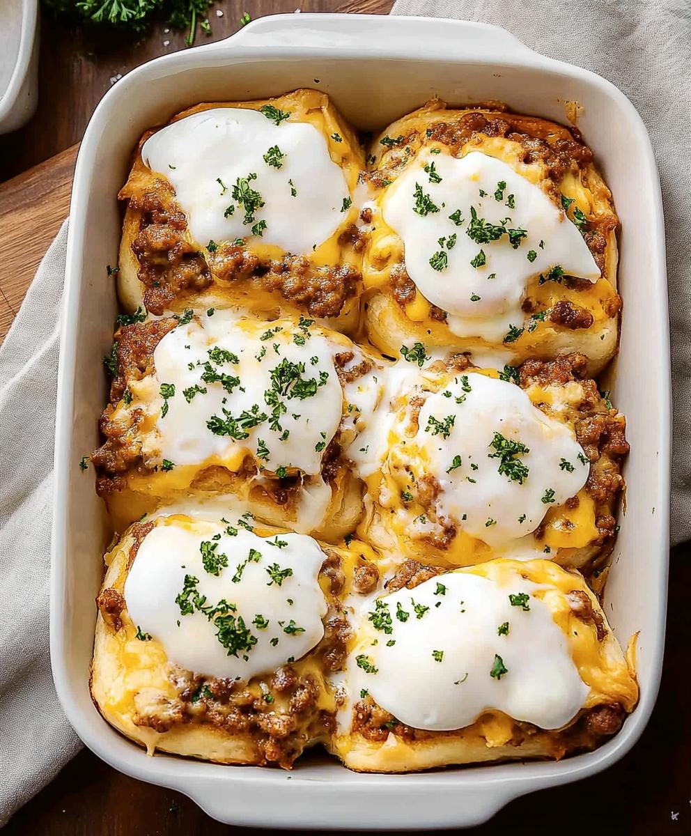 Sausage Egg And Cheese Breakfast Rolls Recipe