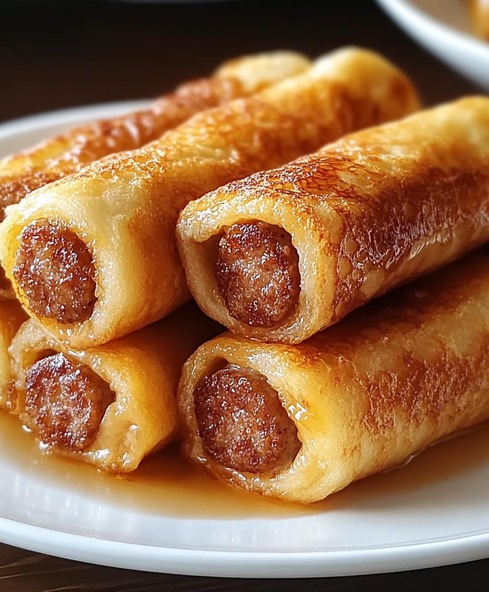 Sausage French Toast Roll-ups Recipe