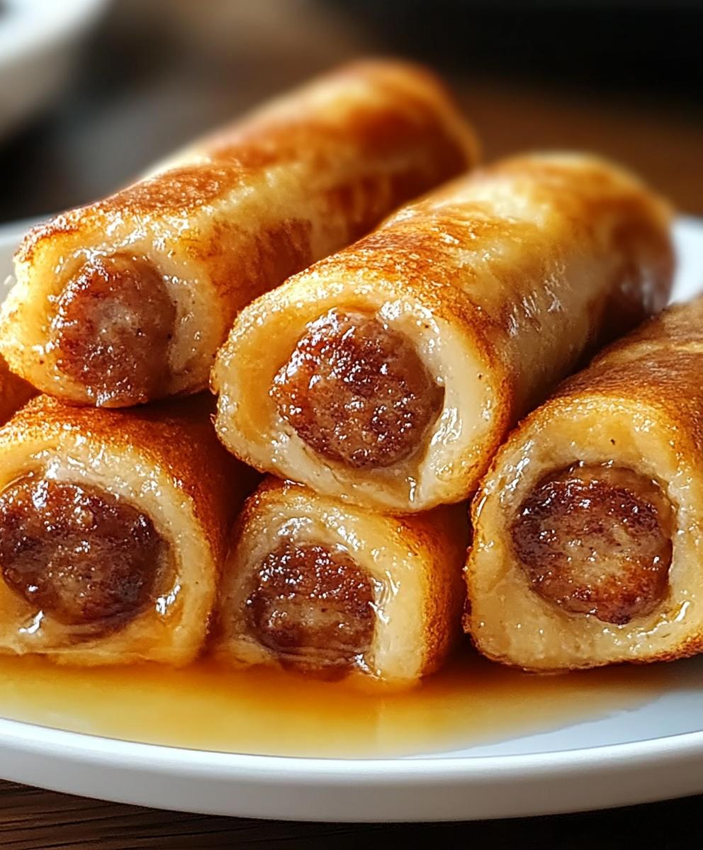 Sausage French Toast Roll-ups Recipe