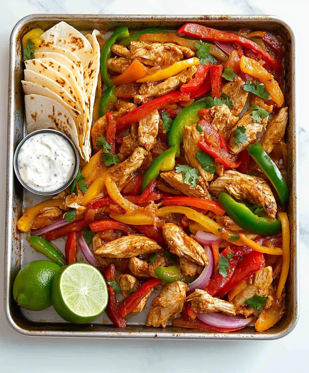 Sheet Pan Chicken Fajitas Recipe
