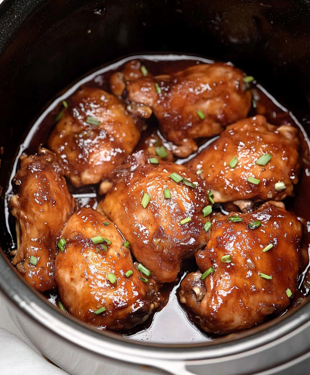 Slow Cooker Brown Sugar Garlic Chicken Recipe