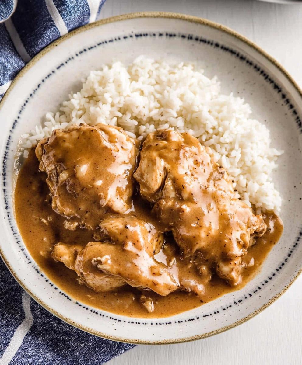 Smothered Chicken With Rice Recipe