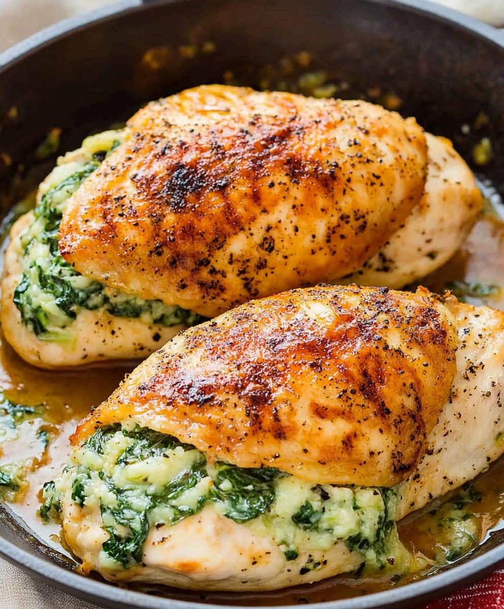 Spinach Stuffed Chicken Recipe