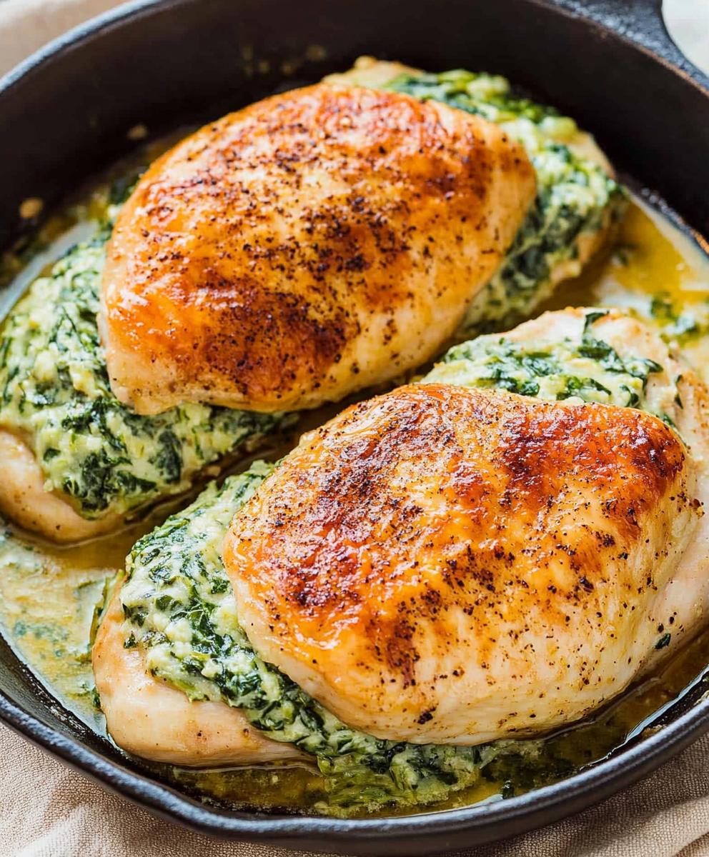 Spinach Stuffed Chicken Recipe
