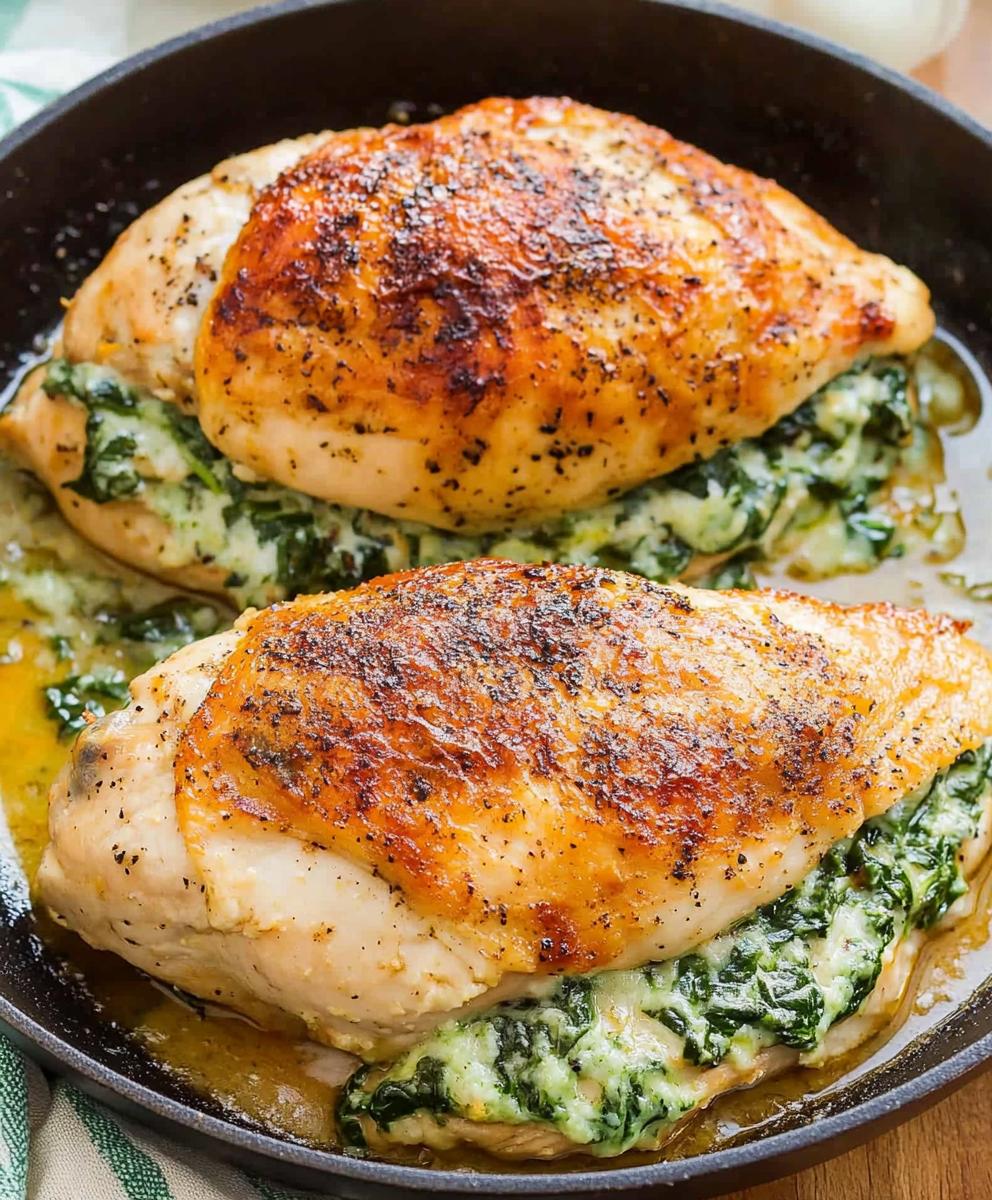 Spinach Stuffed Chicken Recipe