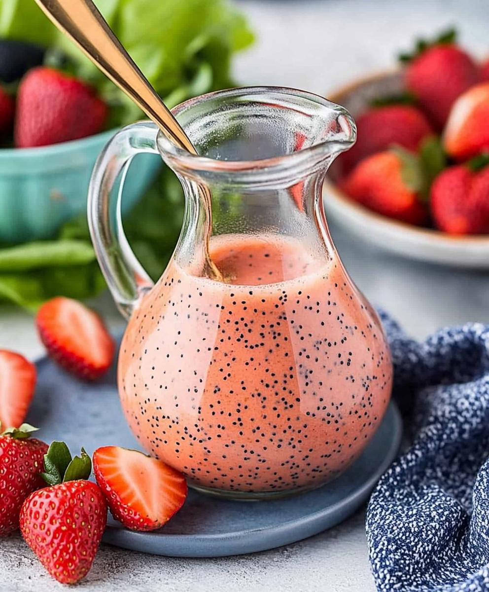 Strawberry Poppy Seed Vinaigrette Recipe