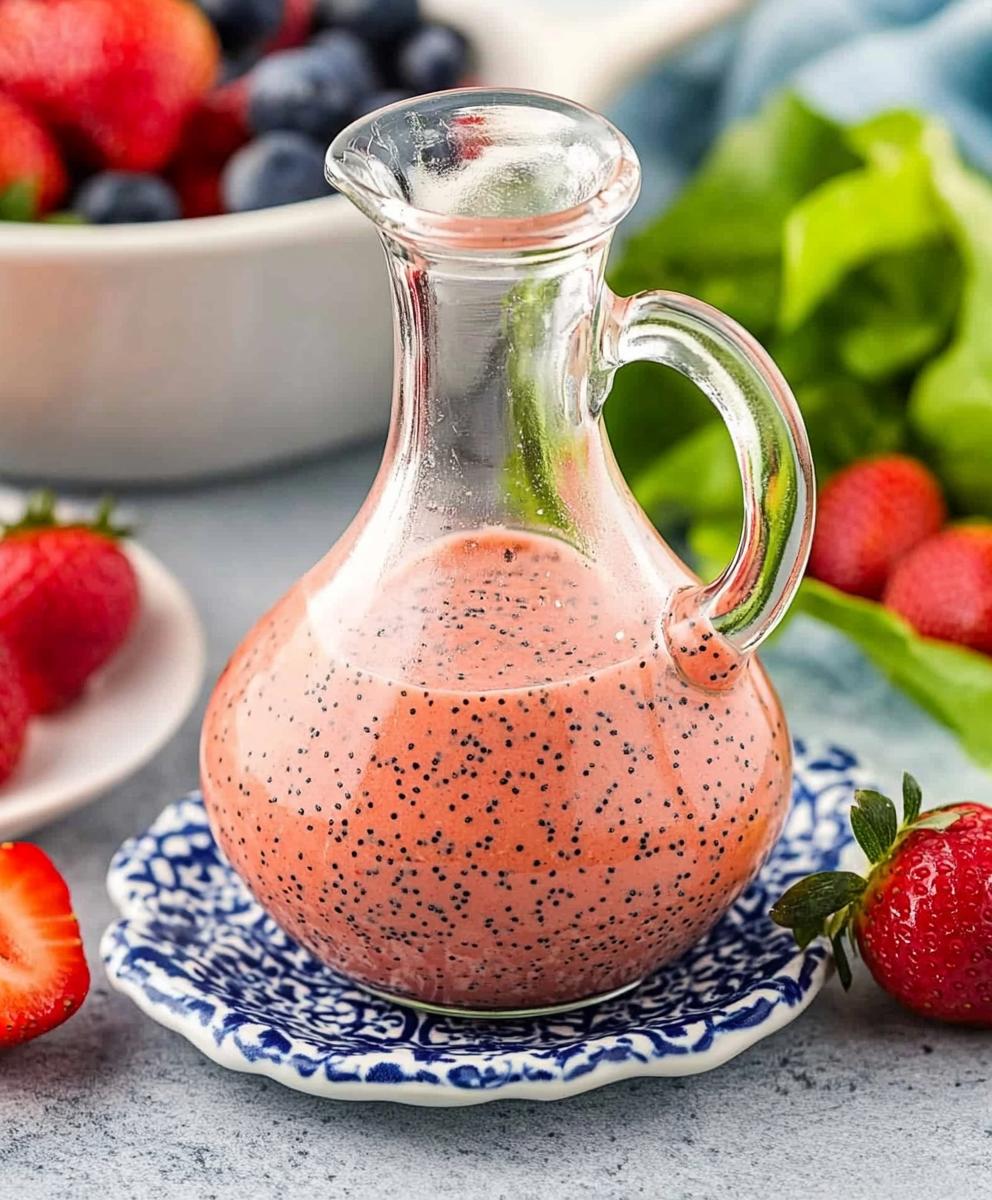 Strawberry Poppy Seed Vinaigrette Recipe