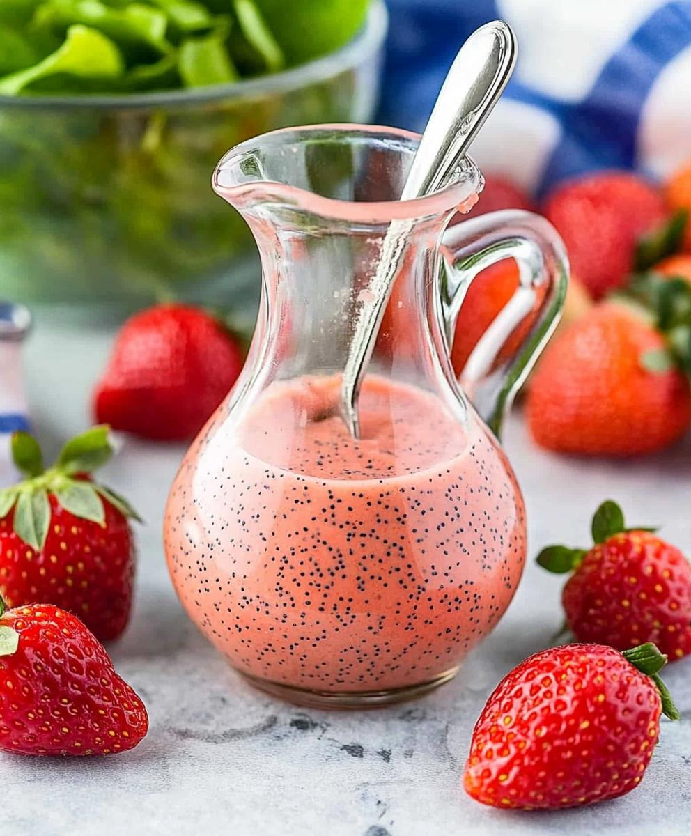 Strawberry Poppy Seed Vinaigrette Recipe