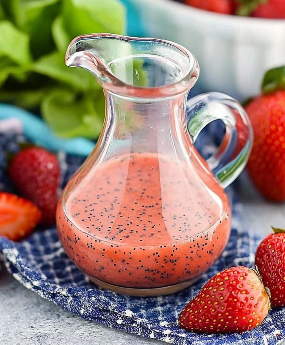 Strawberry Poppy Seed Vinaigrette Recipe