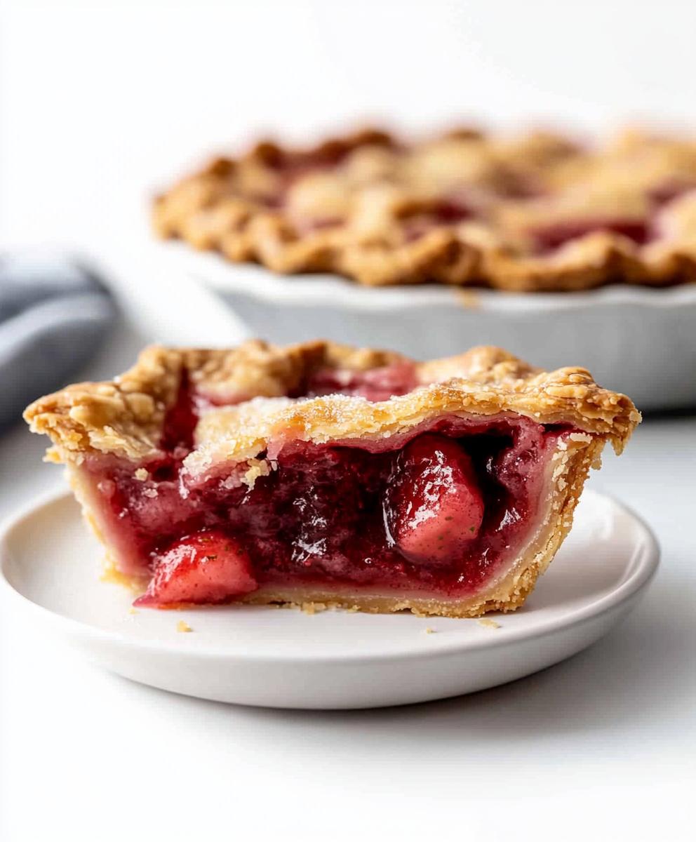 Strawberry Rhubarb Pie With Frozen Fruit Recipe