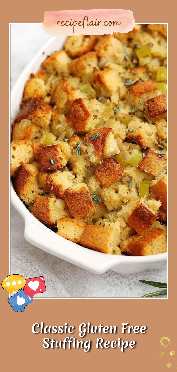 Classic Gluten Free Stuffing Recipe