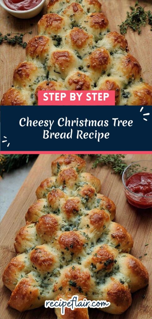 Cheesy Christmas Tree Bread Recipe