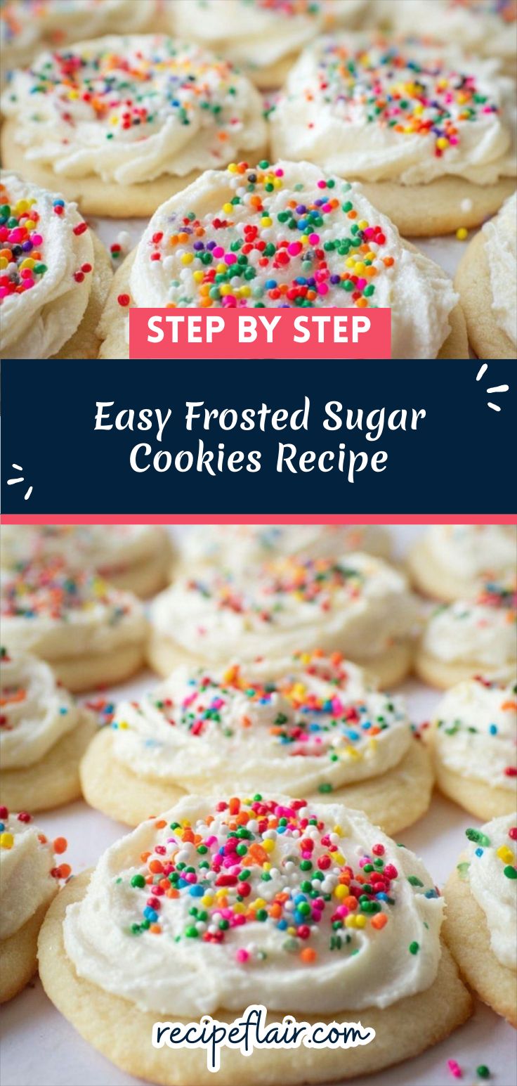Easy Frosted Sugar Cookies Recipe