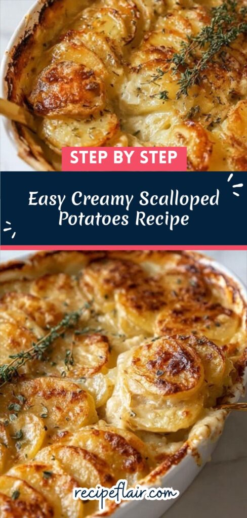 Easy Creamy Scalloped Potatoes Recipe