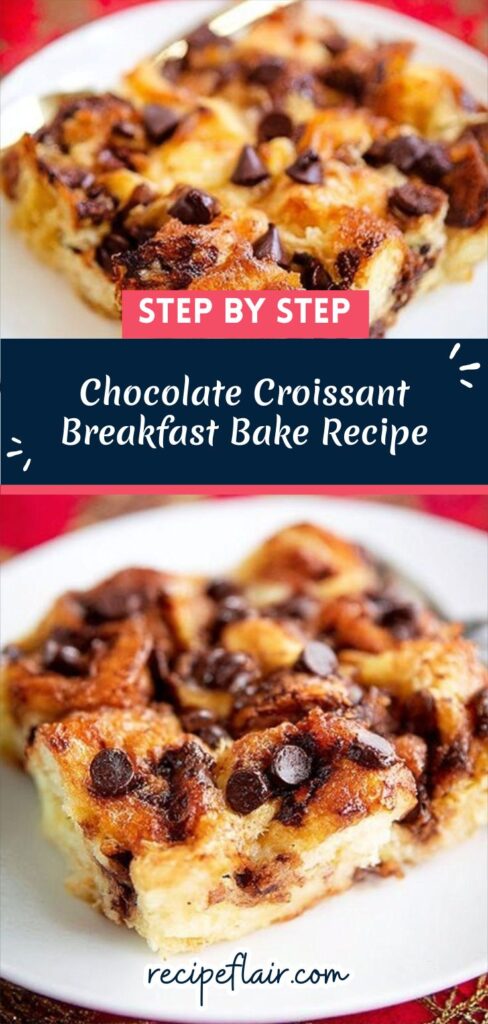 Chocolate Croissant Breakfast Bake Recipe