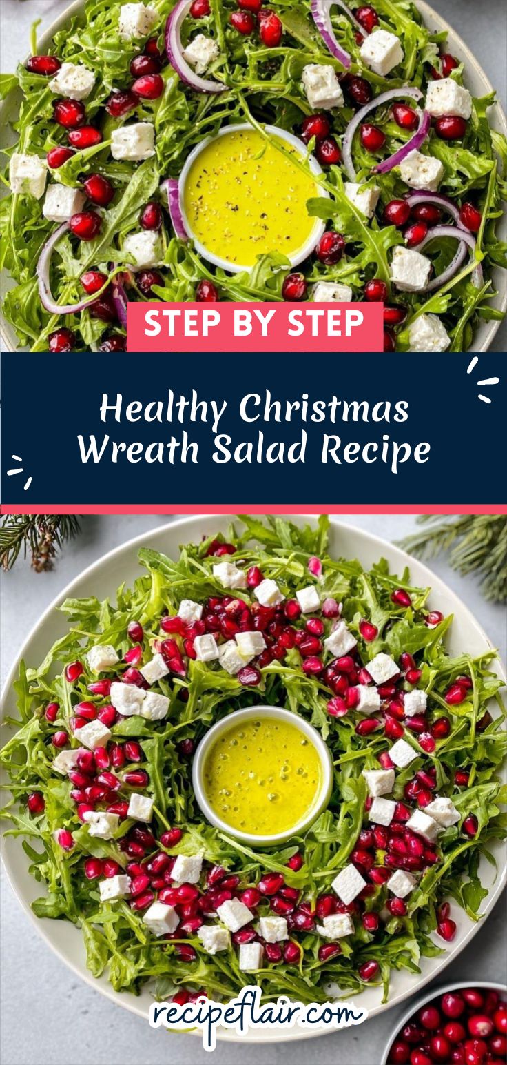 Healthy Christmas Wreath Salad Recipe