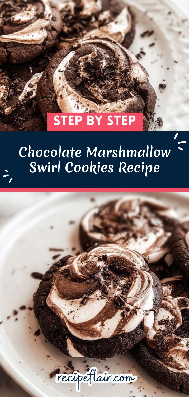 Chocolate Marshmallow Swirl Cookies Recipe