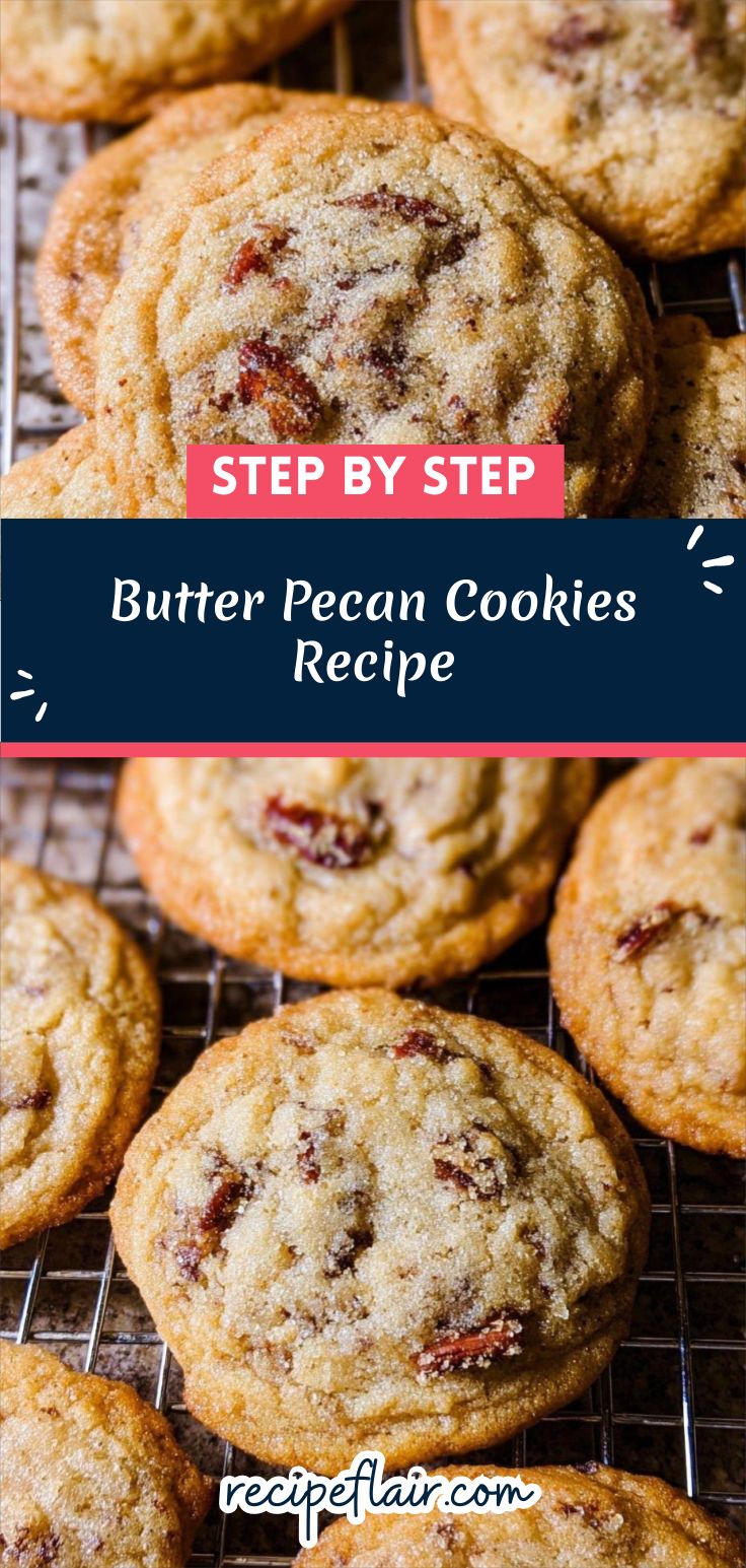 Butter Pecan Cookies Recipe