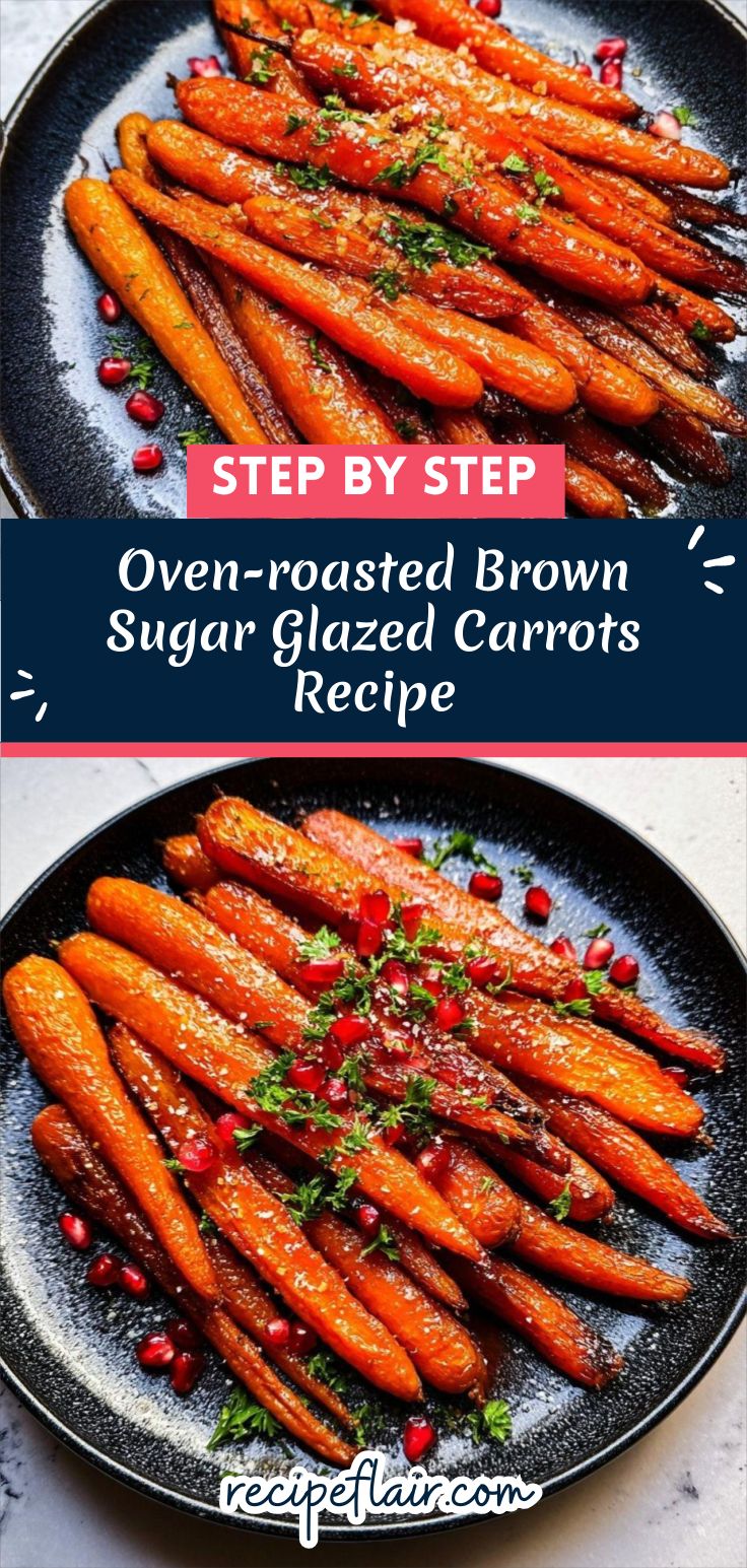 Oven-roasted Brown Sugar Glazed Carrots Recipe