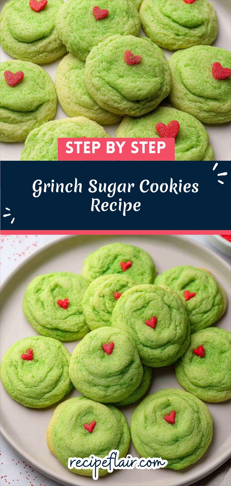Grinch Sugar Cookies Recipe